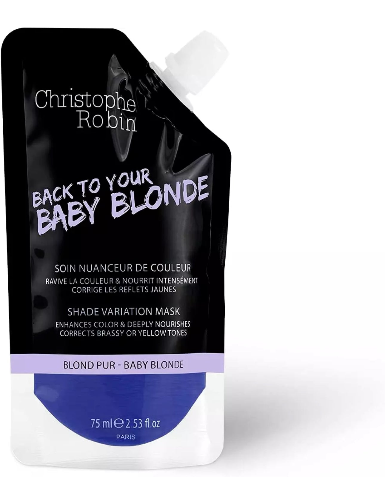 £1 DEALS CHRISTOPHE ROBIN BACK TO BABY BLONDE SHADE VARIATION MASK BABY BLONDE 75ML