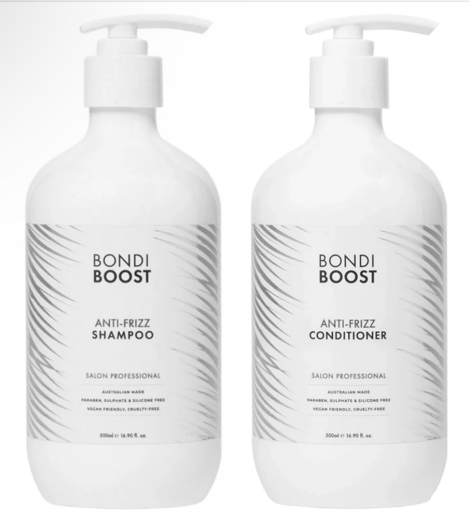 BondiBoost Anti-Frizz Shampoo & Conditioner Twin 2 x 500ml