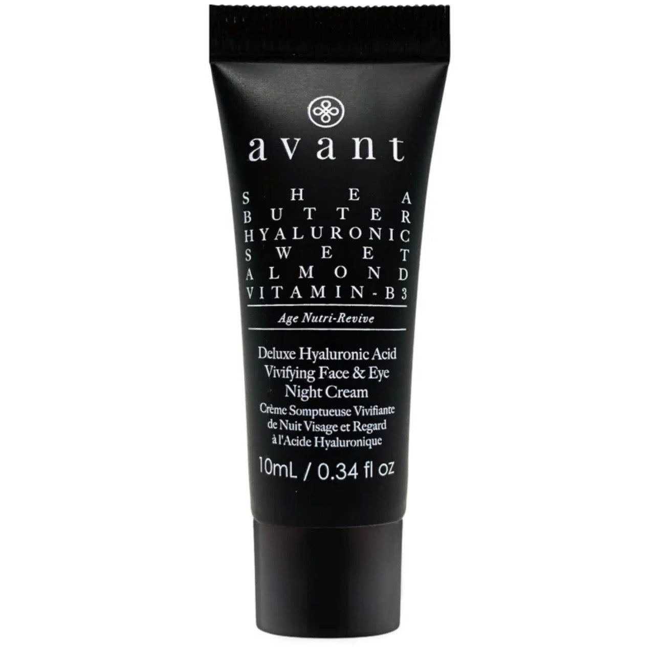 £5 FRIDAY DEALS! Avant Skincare Deluxe Hyaluronic Acid Vivifying Face and Eye Night Cream Travel Size 10ml