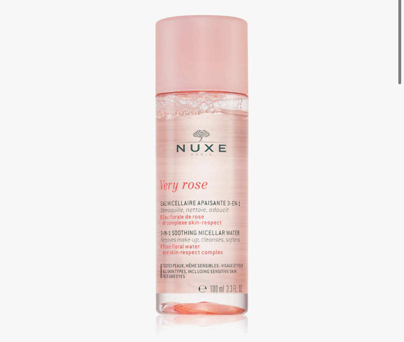 Nuxe Very Rose 3-in-1 Soothing Micellar Water 100 ml