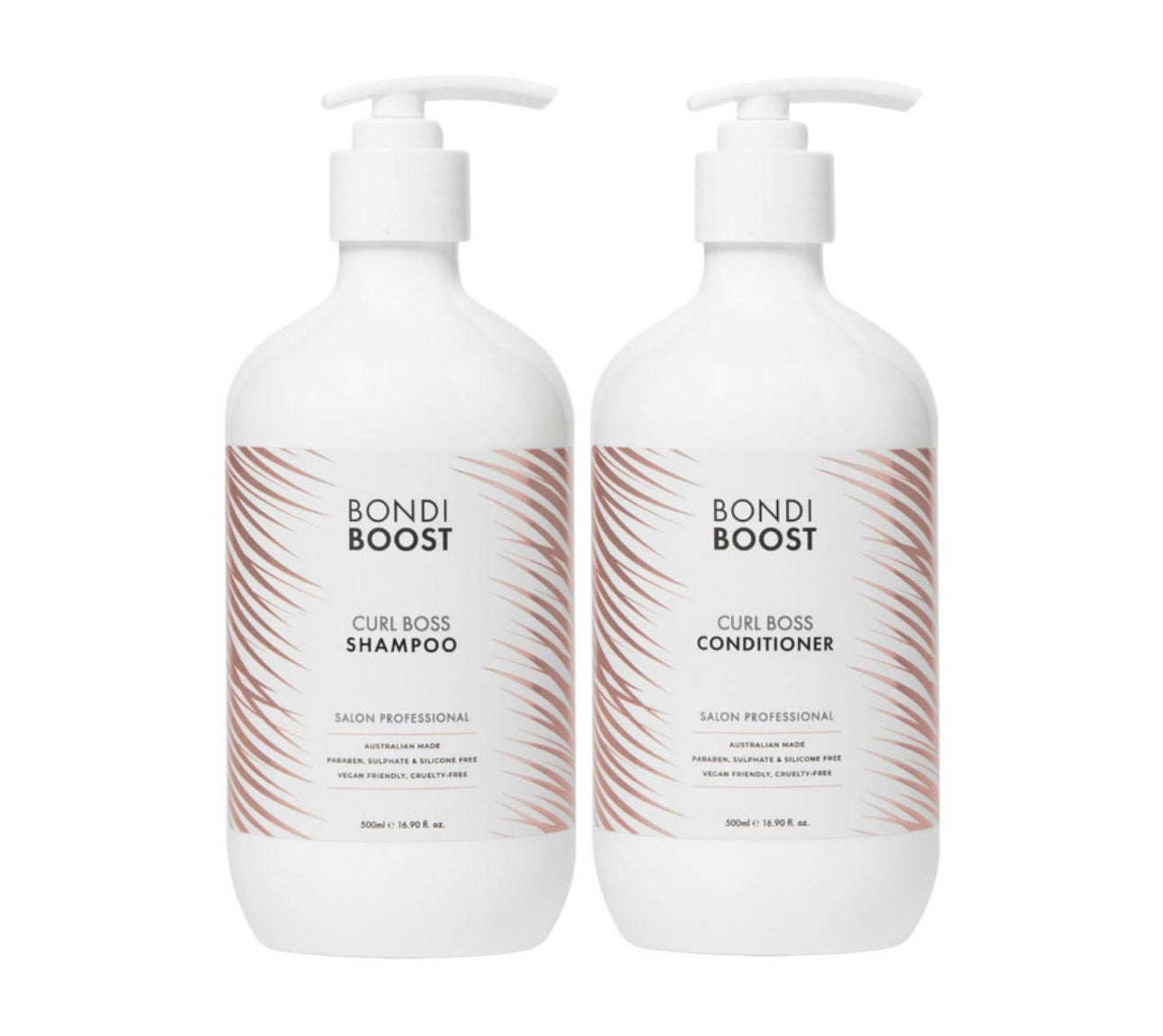 BondiBoost Curl Boss Duo Shampoo & Conditioner 500ml