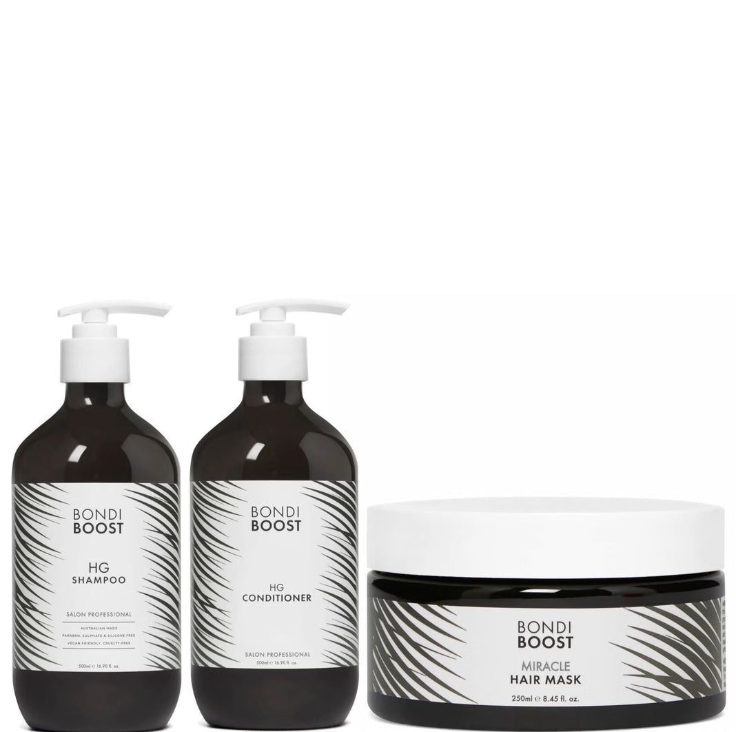 BondiBoost HG Care Plus Miracle Mask Trio