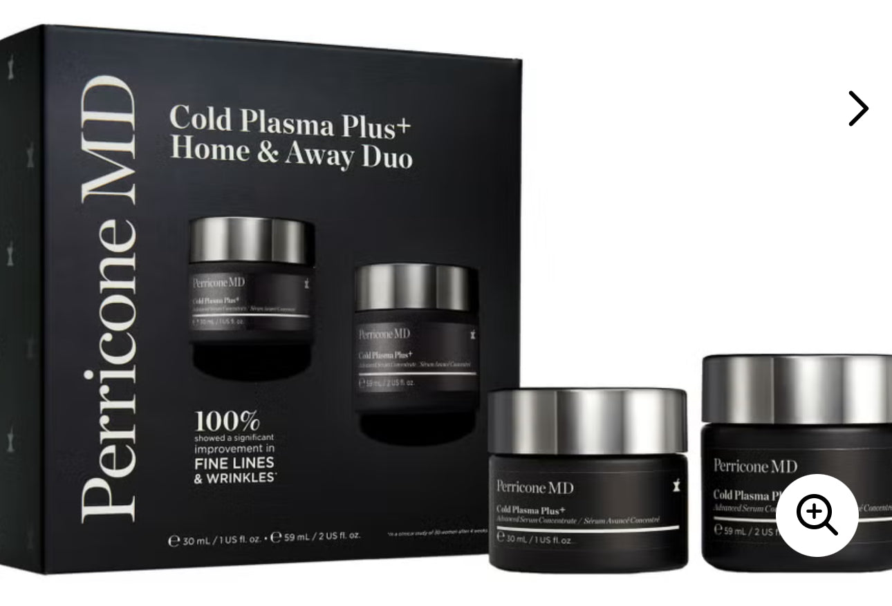 Perricone Md Cold Plasma Plus+ Advanced Serum Concentrate Home & Away Duo (worth £347)