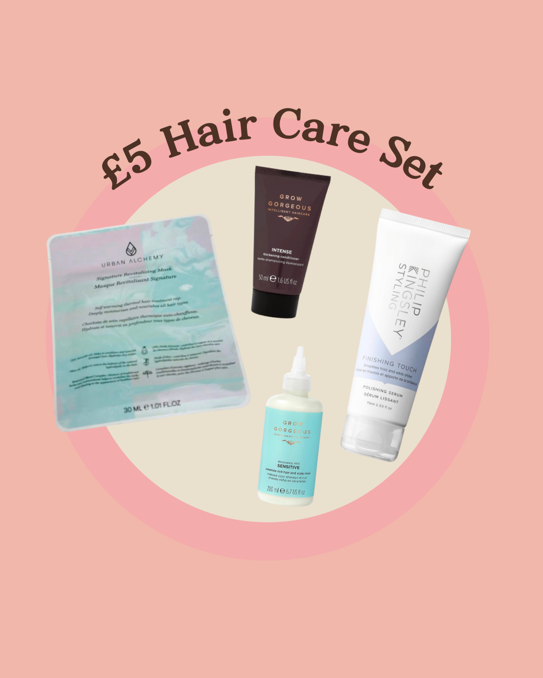 HAIR CARE SET (read description on exact sizes)