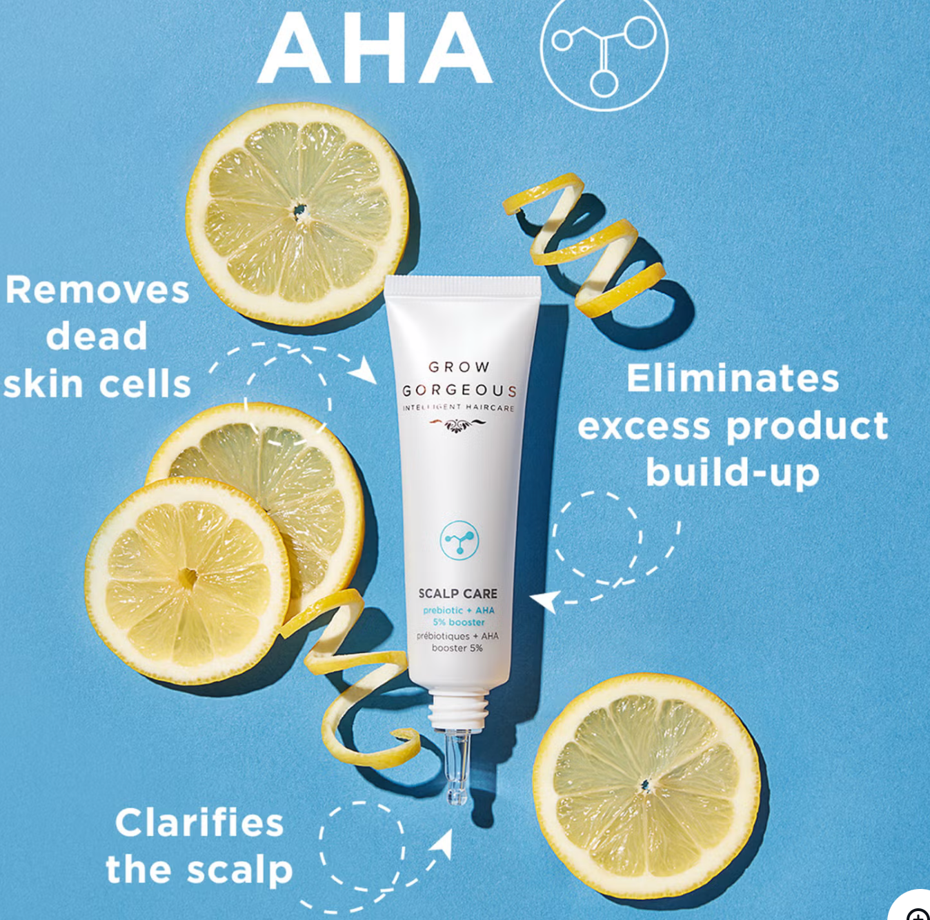 GROW GORGEOUS PREBIOTIC AND AHA 5% BOOSTER