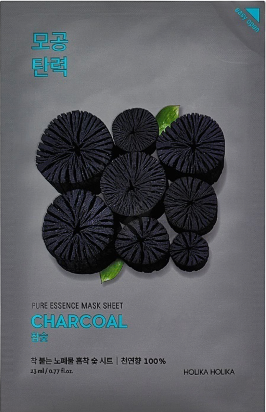 HALF PRICE THURSDAY! HOLIKA HOLIKA - Pure Essence Mask Sheet - Charcoal