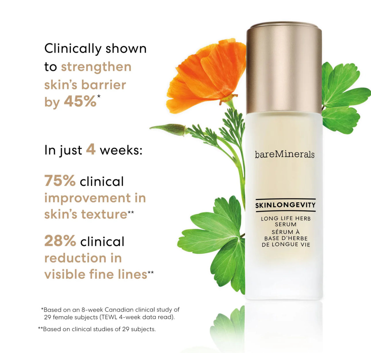 bareMinerals Skinlongevity Long Life Herb Serum (15 ml)