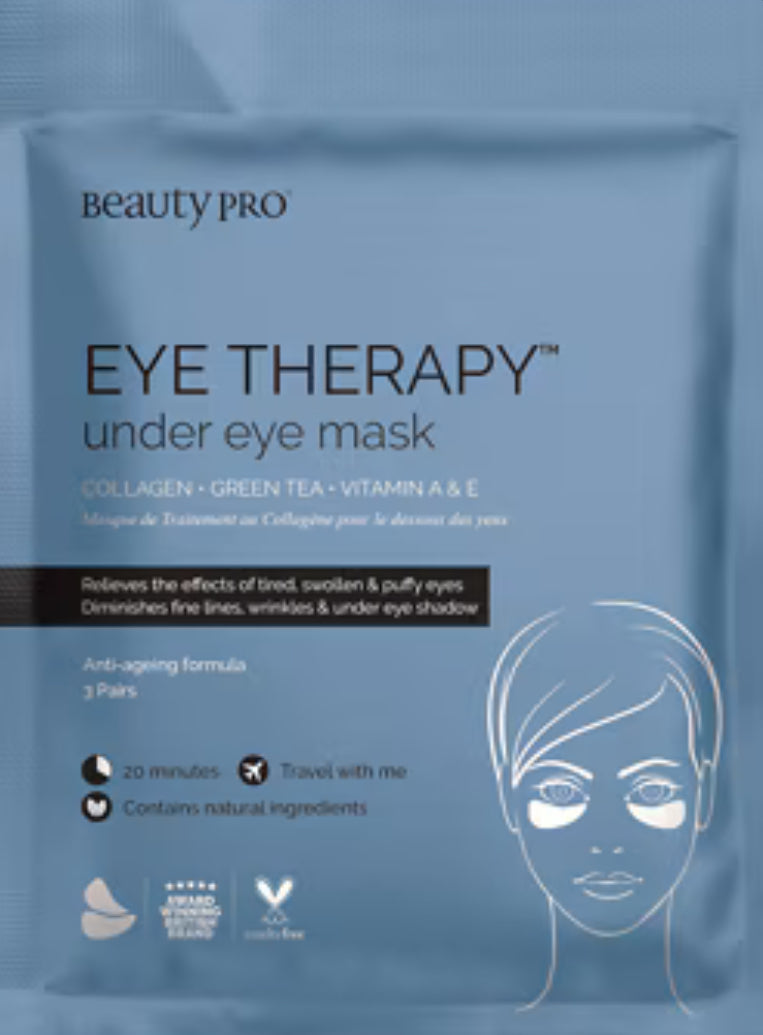 BEAUTYPRO
EYE THERAPY Collagen Under Eye Mask with Green Tea Extract 3 x 3.5g