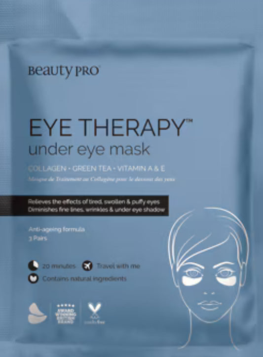 BEAUTYPRO
EYE THERAPY Collagen Under Eye Mask with Green Tea Extract 3 x 3.5g