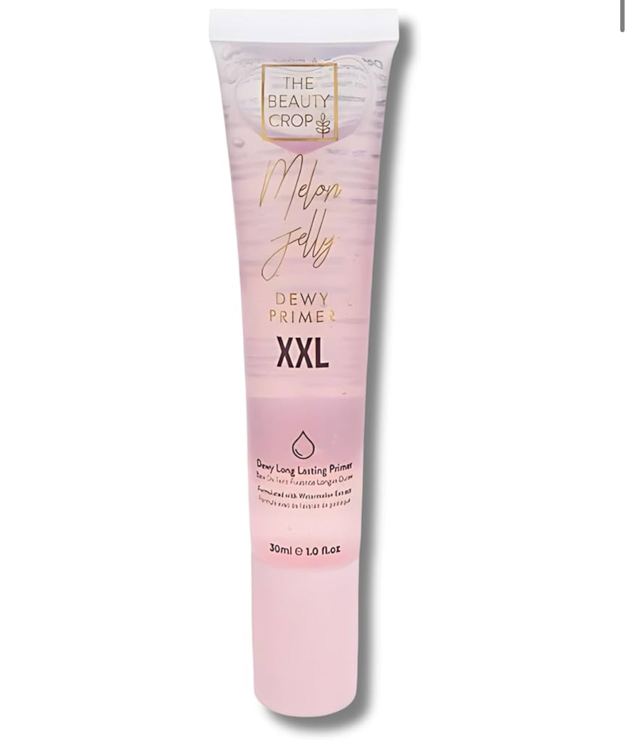 The Beauty Crop Melon Jelly Dewy Primer XXL - 30ml, Ultra-Hydrating Makeup Gripping Gel Primer for a Radiant Complexion, Long-Lasting Wear, and Non-Comedogenic Formula