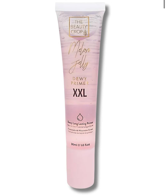 The Beauty Crop Melon Jelly Dewy Primer XXL - 30ml, Ultra-Hydrating Makeup Gripping Gel Primer for a Radiant Complexion, Long-Lasting Wear, and Non-Comedogenic Formula