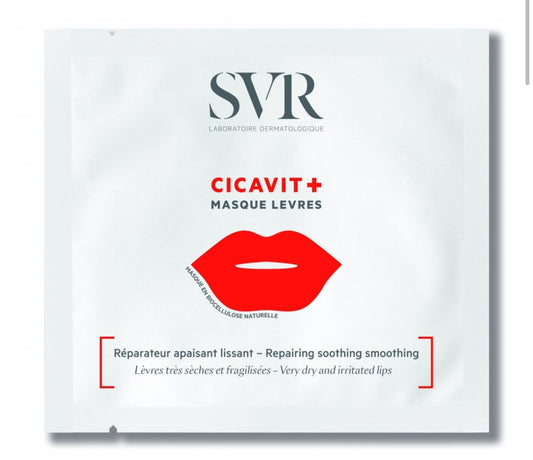 SVR Cicavit+ Masque Levres Lips- Very Dry And Irritated Lips 5ml Biocellulose Mask