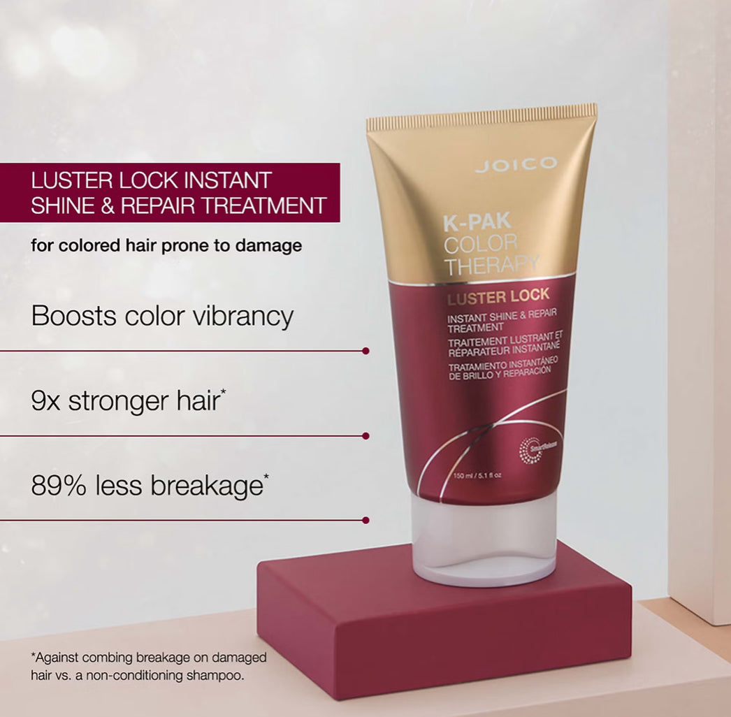 Joico K-Pak Colour Therapy Luster Lock Instant Shine and Repair Treatment 500ml (Worth £84.00)