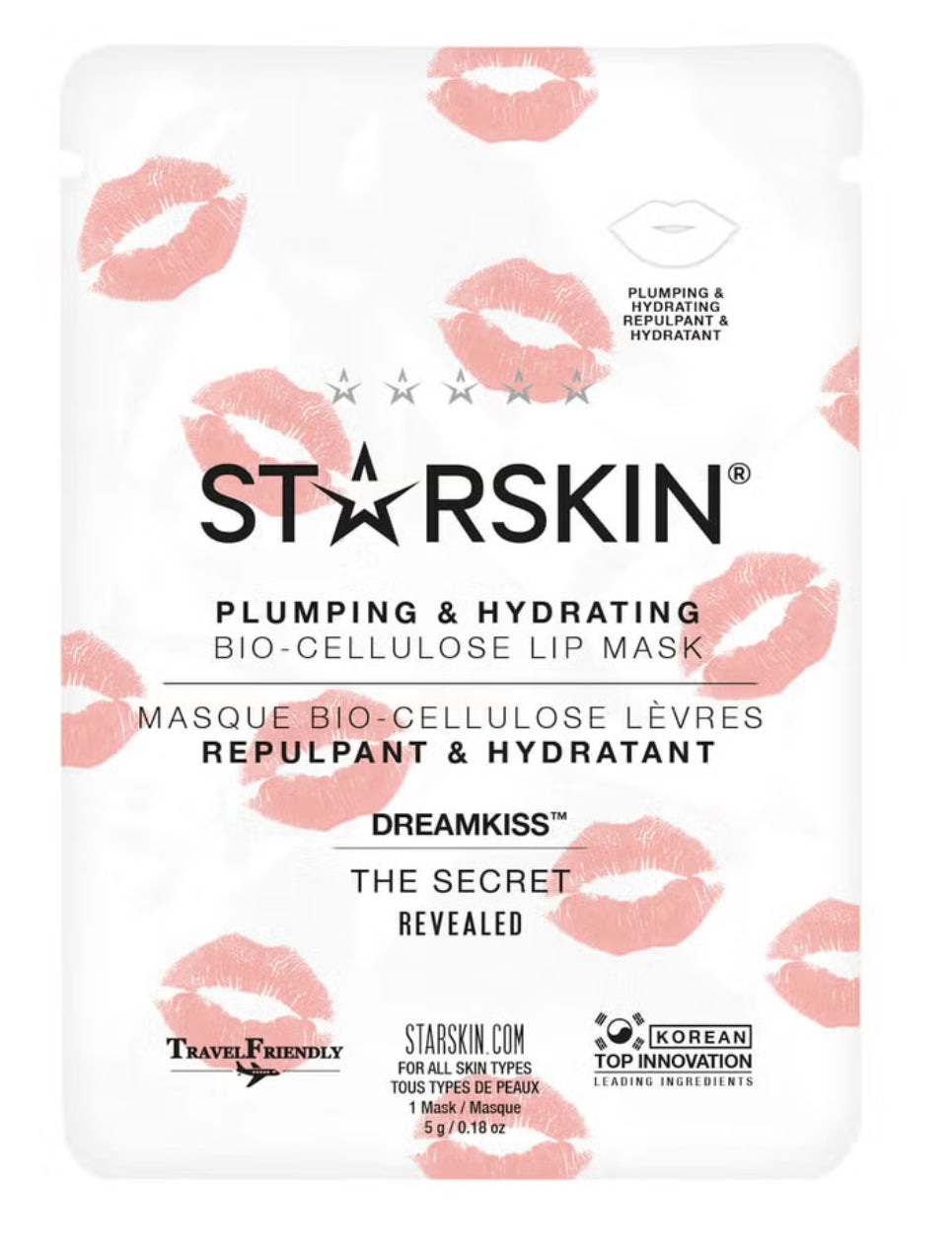 Starskin Dreamkiss Plumping and Hydrating Bio-Cellulose Lip Mask