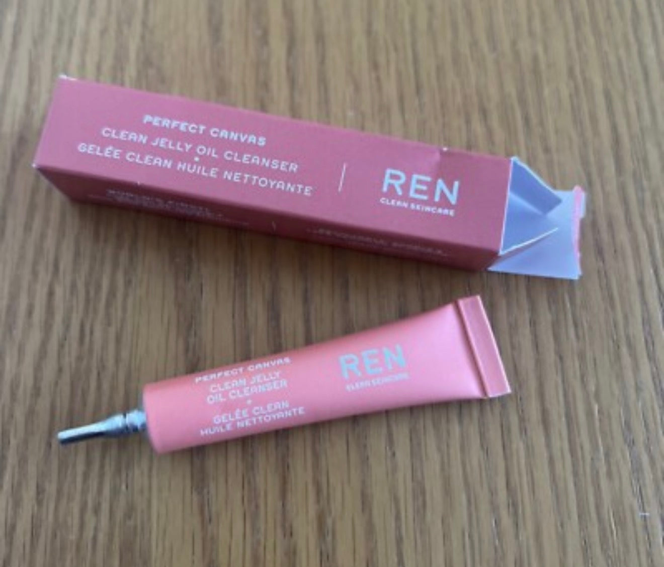 REN Clean Skincare Perfect Canvas Clean Jelly Oil Cleanser - SAMPLE SIZE 5ml TUBES