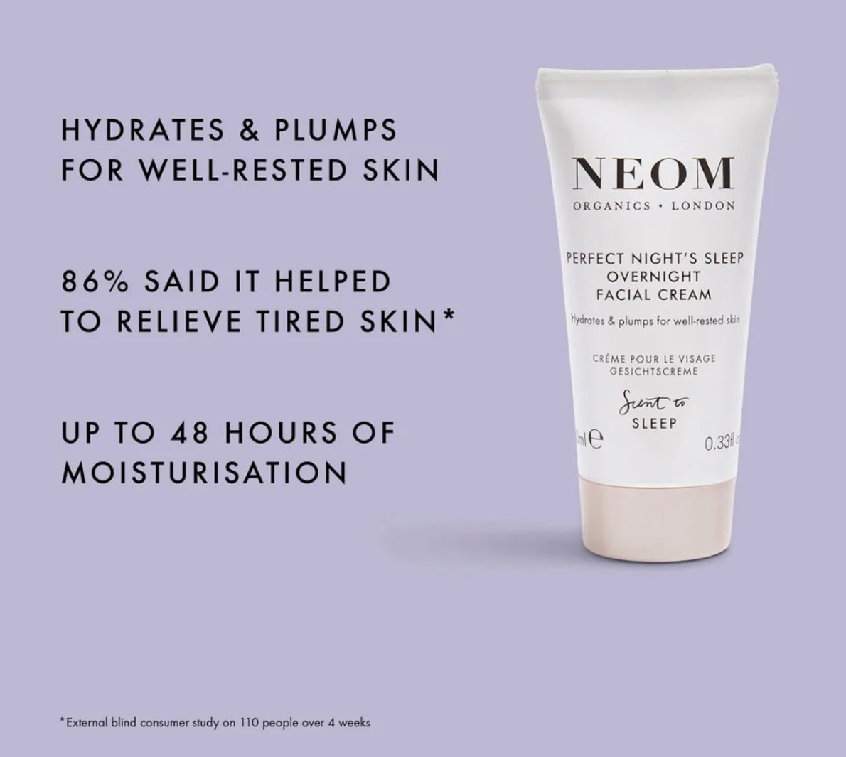 Neom Perfect Nights Sleep Overnight Facial Cream 10 ml