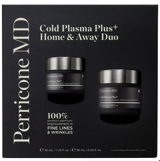 Perricone Md Cold Plasma Plus+ Advanced Serum Concentrate Home & Away Duo (worth £347)