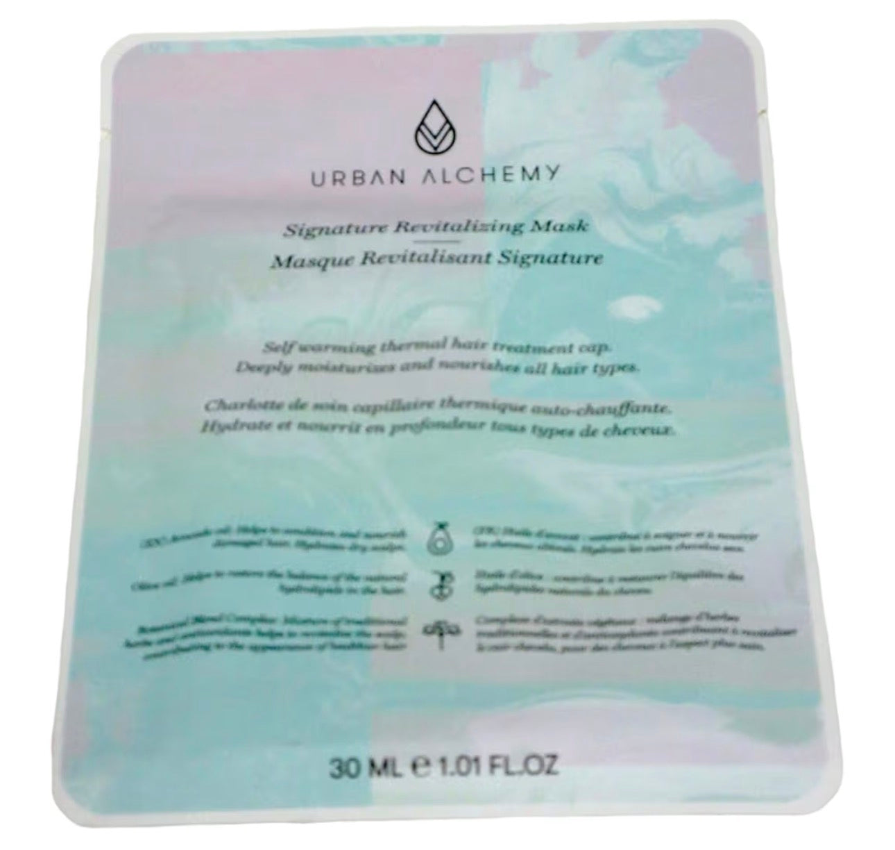 Urban Alchemy Signature Revitalising Mask – Self-Warming Hair Treatment Cap (30ml)