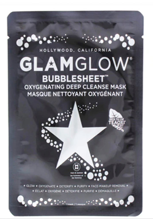 GlamGlow Bubblesheet Oxygenating Deep Cleanse Mask