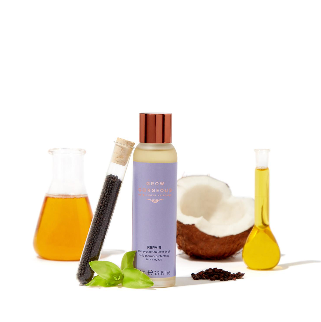 Grow Gorgeous Repair Heat Protection Leave-In Oil 100ml