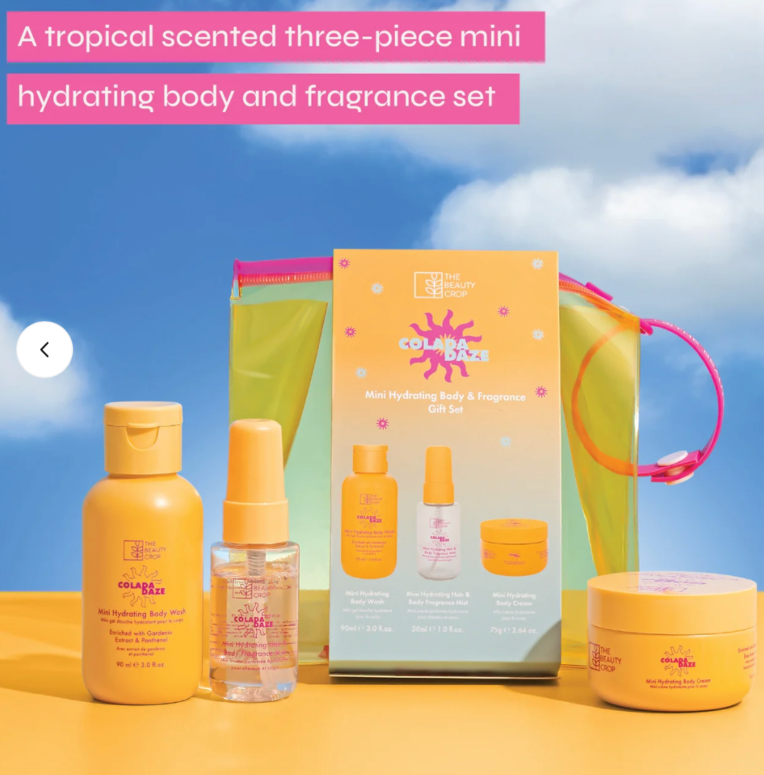 THE BEAUTY CROP Colada Daze Hydrating & Fragrance Mini Body Set