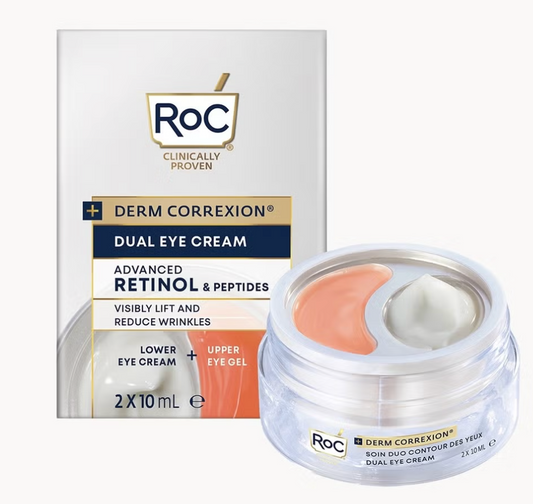 ROC SKINCARE DERM CORREXION DUAL EYE CREAM 2 X 10ML