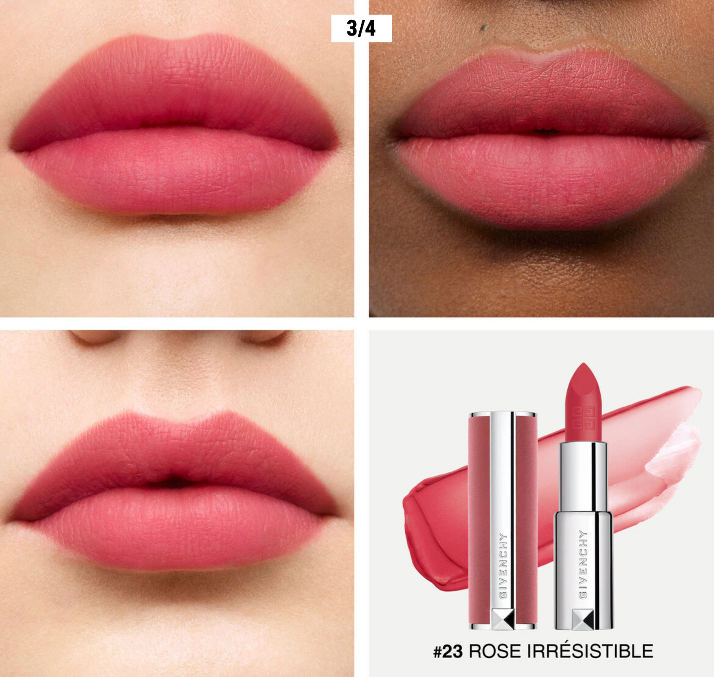 Givenchy Paris LE ROUGE SHEER VELVET Blurring Matte Lipstick -
