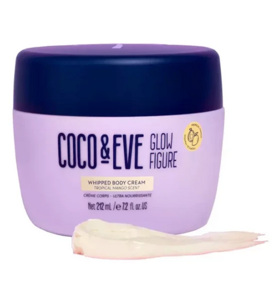 Coco & Eve Glow Figure Whipped Body Cream Tropical Mango Scent - 212ml