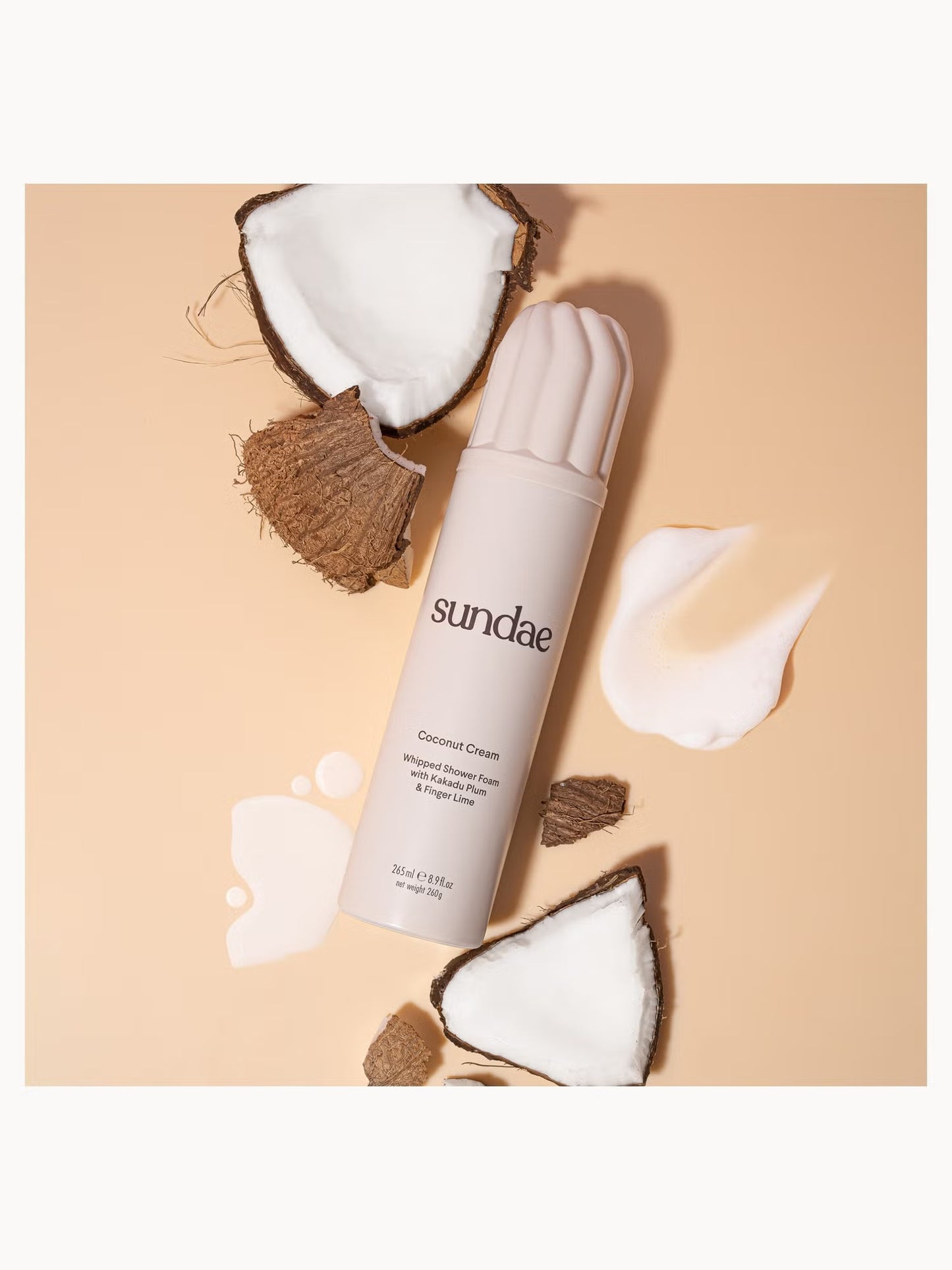 SUNDAE COCONUT CREAM WHIPPED SHOWER FOAM 265ML